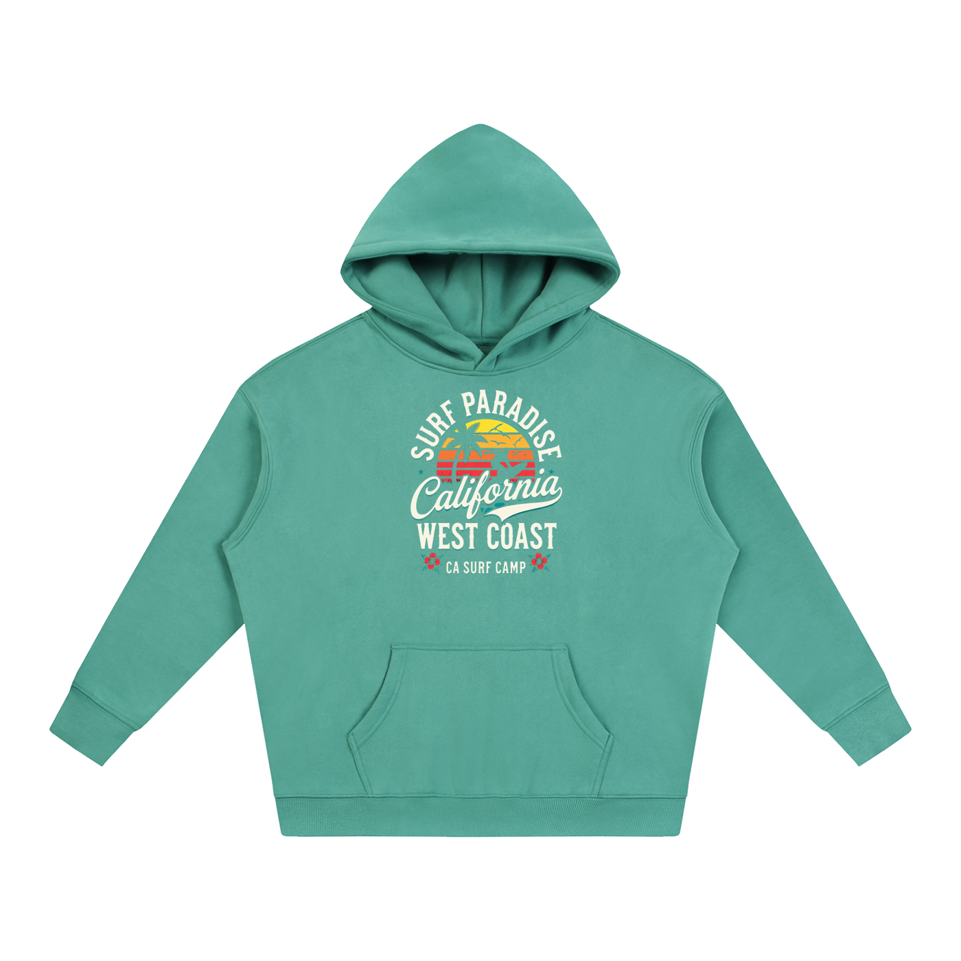 california,west,coast,paradise,surf,camp,sweatshirt,hoodie,cali,ca