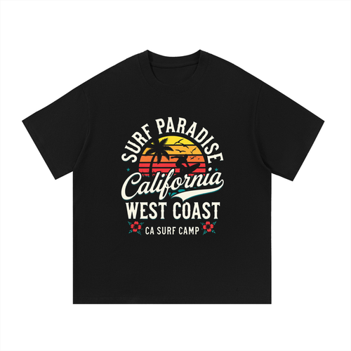 surf,paradise,california,coast,camp,west,tee,Tshirt