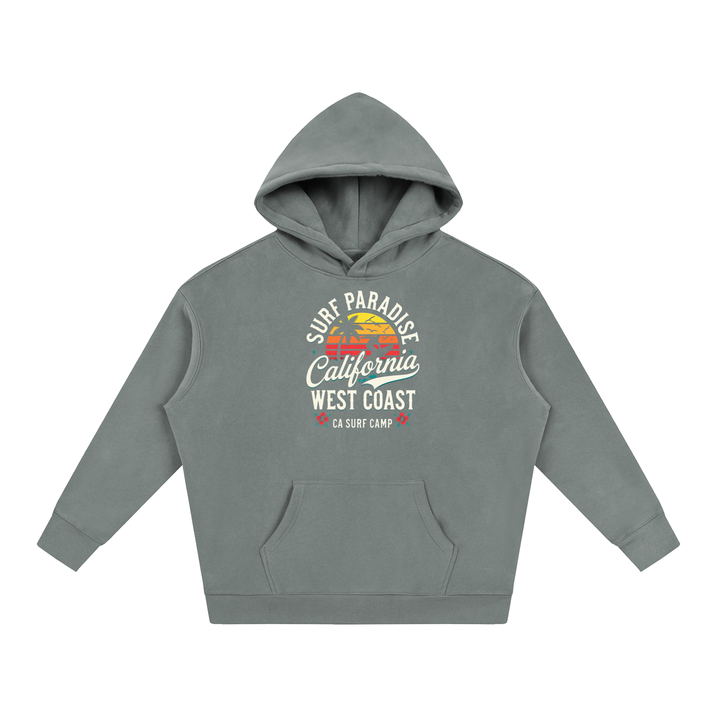 california,west,coast,paradise,surf,camp,sweatshirt,hoodie,cali,ca