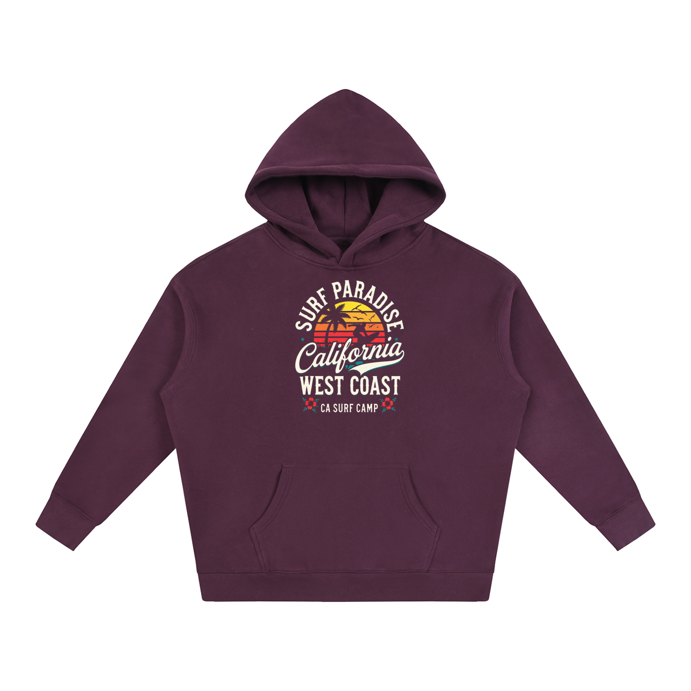 california,west,coast,paradise,surf,camp,sweatshirt,hoodie,cali,ca
