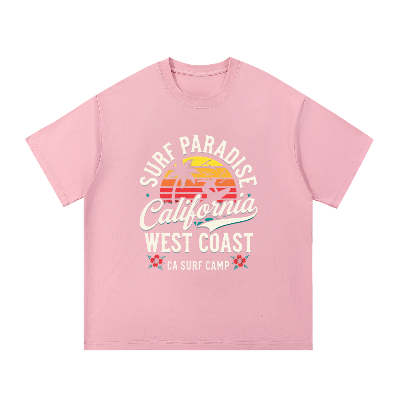 surf,paradise,california,coast,camp,west,tee,Tshirt