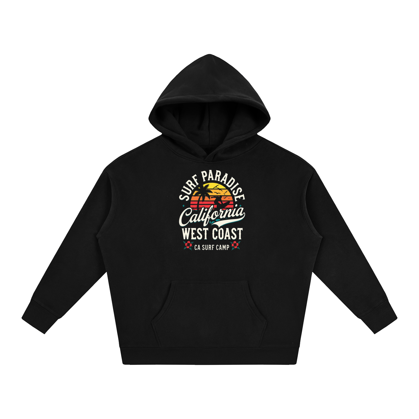 california,west,coast,paradise,surf,camp,sweatshirt,hoodie,cali,ca